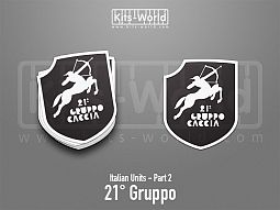 Kitsworld SAV Sticker - Italian Units - 21° Gruppo 